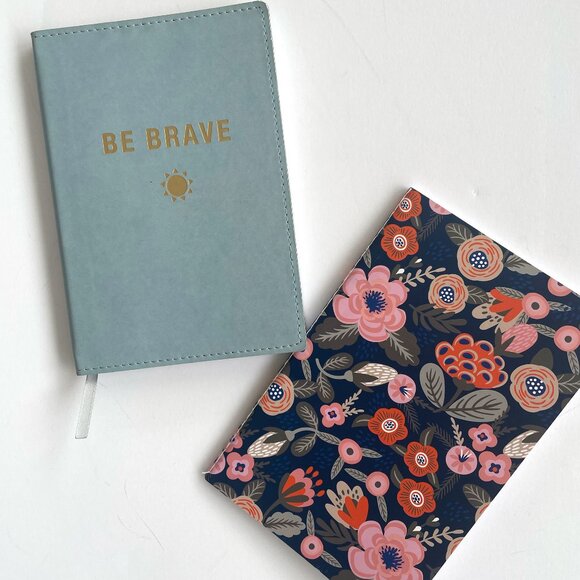 2 Journal Set. Be Brave Journal + companion mini Journal - Picture 4 of 9